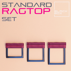 0.gif Télécharger fichier Kit de toit ouvrant RAGTOP standard pour les kits de modélisme et les modèles réduits. • Design pour impression 3D, BlackBox