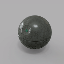 ezgif.com-video-to-gif.gif STL file death star・Model to download and 3D print, DinuSuciu