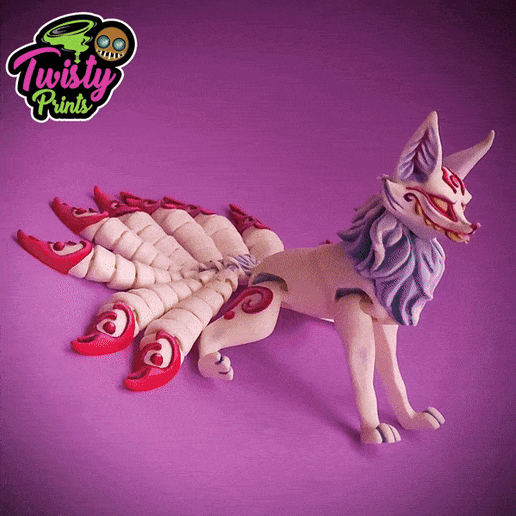 💮⛩️🦊Articulated Kitsune 🦊⛩️💮