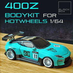 0.gif Fichier 3D 400Z BODYKIT Pour Hotwheels 1/64・Modèle pour imprimante 3D à télécharger, BlackBox