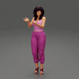 229.gif Woman Explaining Something Gesturing with Hands 3D Print Model