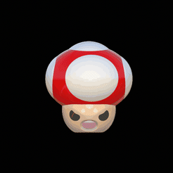IMG_0108.gif 3D file Angry mushroom・Model to download and 3D print