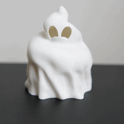ghost-poop.gif Archivo STL caca fantasma・Modelo para descargar y imprimir en 3D