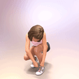 shoetie.gif Ayakkabısını bağlayan kadın