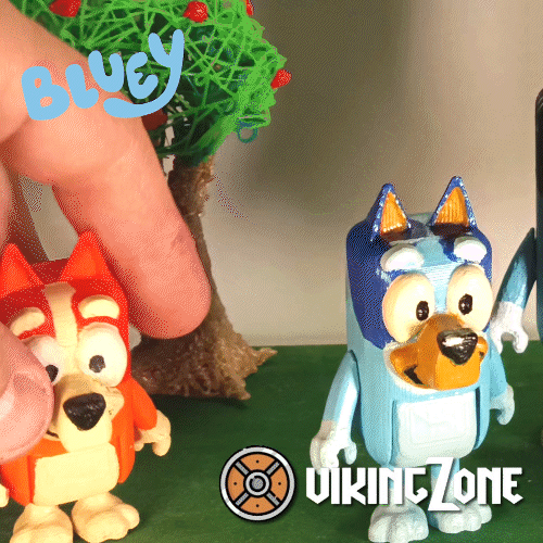 🌟Family Bluey Combo: Articulated miniatures full of fun!🌟・ 3D File for ...