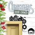 045a.gif 🎅 Christmas door corner (santa, decoration, decorative, home, wall decoration, winter) - by AM-MEDIA