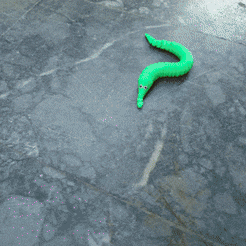 wormv2.gif STL-Datei Squirmles wie Wurm! Gelenkiger Zauberwurm - Flexi・Design für 3D-Drucker zum herunterladen