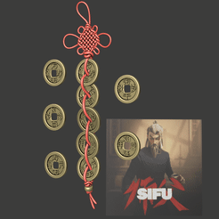 SIFU_COIN.gif Archivo STL Talismán mágico de monedas Sifu・Objeto imprimible en 3D para descargar, twitte_king