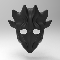 untitledyi.1107.gif Archivo STL mascara mask voronoi cosplay・Diseño de impresión en 3D para descargar, nikosanchez8898