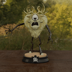 Deerclops.gif 3D file Deerclops DON'T STARVE GAME・3D printing template to download, genesissarahy
