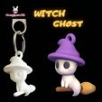 Cod345-Witch-Ghost.gif Archivo 3D Bruja fantasma・Diseño de impresión en 3D para descargar