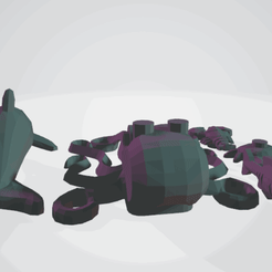 sea.gif STL file Animals of the sea・Model to download and 3D print
