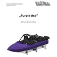 GIF_manual.gif Purple Ace - 1/6 Scale Sprint Jet Boat - HPW40 incl.