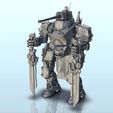 GIF-V22.gif Zyxsin combat robot (22) - BattleTech MechWarrior Scifi Science fiction SF Warhordes Grimdark Confrontation
