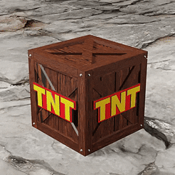 BOX_CRAHS.gif OBJ file TNT CRASH BOX・Model to download and 3D print, MODDONI