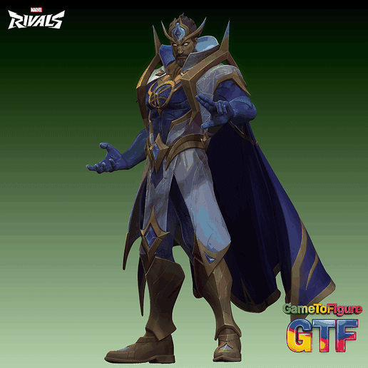 Doctor Strange-Astral Arcana | Ultra High-Detail Sharp Cartoon Figure | MARVEL RIVALS | Ultra High-Detail | 1:1 Game Accurate