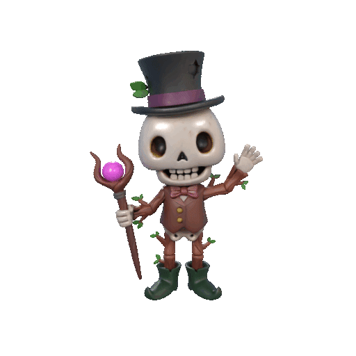 skeleton 2 3D model