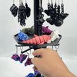 ezgif.com-optimize.gif STL file Peg Hook Display Carousel・3D printer design to download