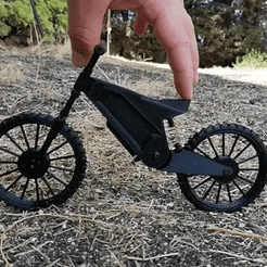 Gif-DownHill.gif Fichier STL gratuit Vélo de descente, DonwnHill・Objet pour impression 3D à télécharger