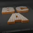 Letters-GIF-500.gif Fidget 3D Honeycomb Letters - Alphabet + Numbers Pack