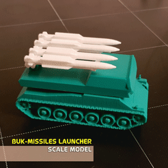 promo_0.5-new.gif STL file Russian BUK missiles launcher・Template to download and 3D print