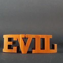 ezgif.com-gif-maker.gif Free STL file Text Flip: Evil Pumpkin・3D printable object to download, master__printer