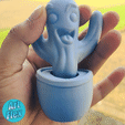 Sequence-01_4.gif Free STL file CUTE BABY CACTUS・Template to download and 3D print