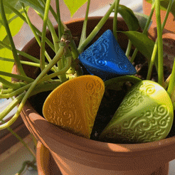 orna_oloid_512k.gif 3D file Ornamental Easter Oloid・3D print model to download