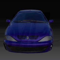 UniConverter_20220617211724.gif STL file Megane coupe car body・3D printable model to download