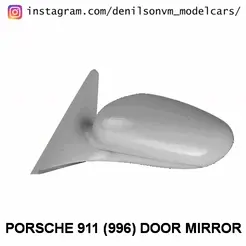 ezgif.com-gif-maker.gif Porsche 911 (996generation) Door Mirror in 1/24 scale