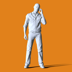 0.gif OBJ file Miniature Pose People #03・Model to download and 3D print, Peoples
