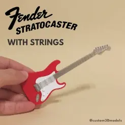 Fender-Stratocaster-with-strings.gif FENDER STRATOCASTER WITH STRINGS : ELECTRIC GUITAR