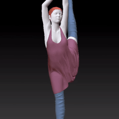 ballet.gif Archivo STL Estatua de la chica de ballet - alto detalle・Objeto imprimible en 3D para descargar, LeTranh