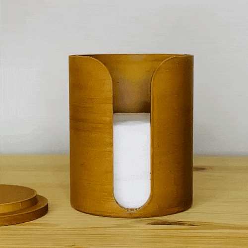 🚽 Wattepad-Halter・ 3D Datei für 3D-Druck・Cults