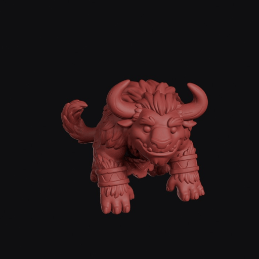 Armored Horned Bison Beast