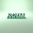 Richard_Super.gif Richard 3D Nametag - 5 Fonts