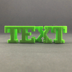 txt flp.gif Free STL file Text Flip, Text Flip・Object to download and to 3D print, master__printer