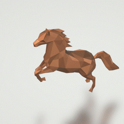 horse.gif STL file Horse・3D printing model to download, samlyn696