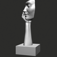 turntable100.gif Half Faced Female Bust