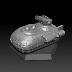 ezgif-3-5f7aa3186f.gif STL file American Mecha Game Large Hover Transport・3D print design to download