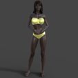 01.gif Fichier 3D gratuit Sarah en bikini sur la plage - STL 3D printer・Design pour impression 3D à télécharger