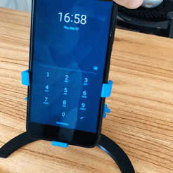 largo.gif Файл STL Mechanical Phone Stand・3D модель для печати скачать