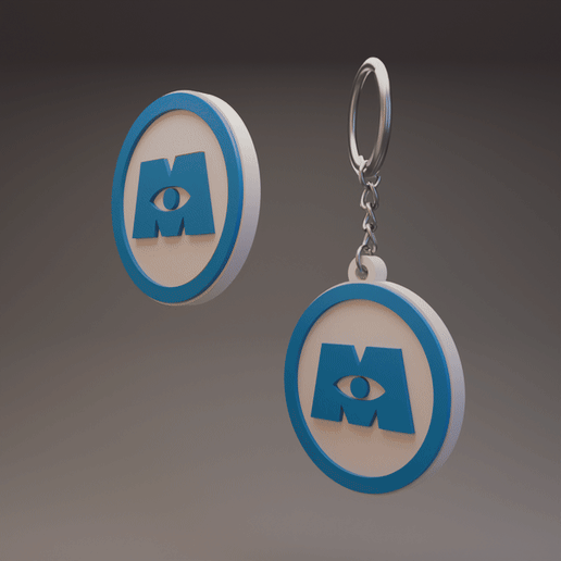 Monsters, Inc. - Keychain and Coin/Badge photo 2