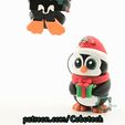 Cobotech-Christmas Penguin Articulated Keychain_10.gif Cobotech Christmas Penguin Articulated Keychain - Cute Backpack Keychain