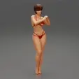 ezgif.com-gif-maker.gif Sexy Woman Body In Summer Fashion Bikini with short hair