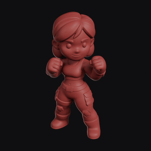 Female Brawler In Tank Top
