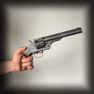 S&W Schofield Revolver 3D Printable Prop | Top-Break Western Model with Moving Parts