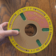 IMG_1764.gif PLA & PETG Cardboard Spool Label Rings for Bambu Lab AMS - With Label
