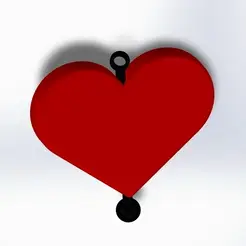 serce-gif.gif Free STL file spinning heart pendant・Object to download and to 3D print, malywybor