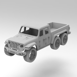 untitled.568.gif Download STL file STL model Jeep Gladiator TRX6 324/454mm wheelbase • 3D printing design, myrc4x4